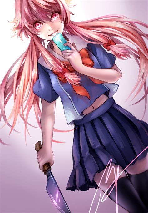 yuno gasai art